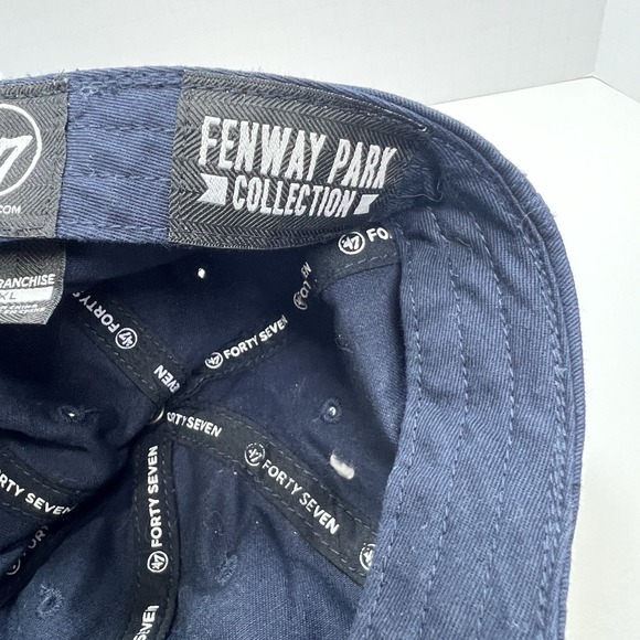 Boston Red Sox Hat 47 Brand Navy Blue Fenway Park Collection Fitted XL Cap - Picture 5 of 7